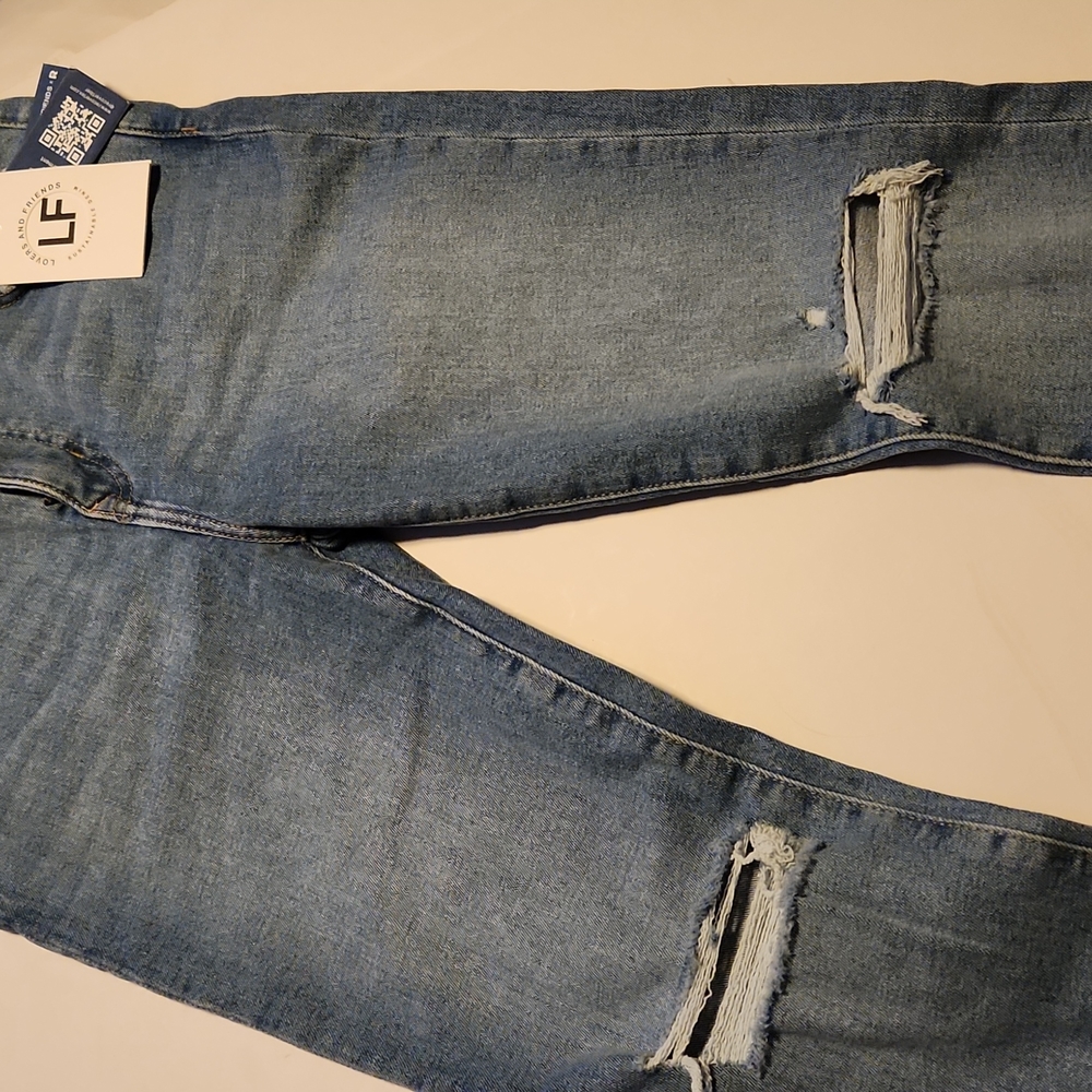 Lovers + Friends  Mason Ripped High Waist Skinny Jeans Sz 29 - Picture 9 of 10